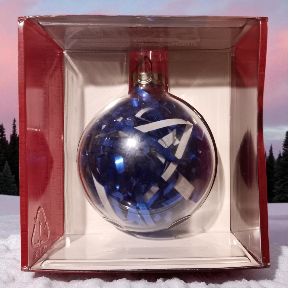 NFL Colts Blue and Silver Holiday Ornament - Picture 2 of 2